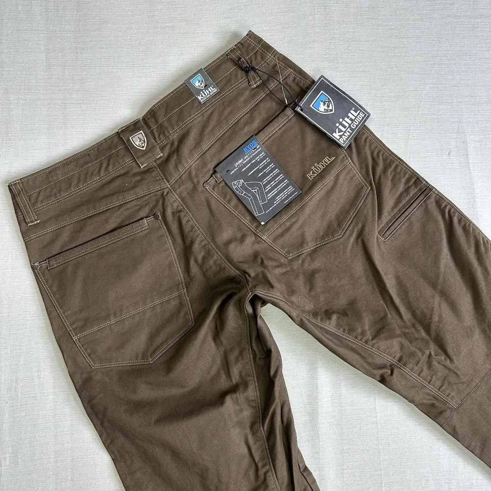 NWT Kuhl Rydr Vintage Patina Dye Pants Men 32x30 Brown Hiking Outdoors Utility
